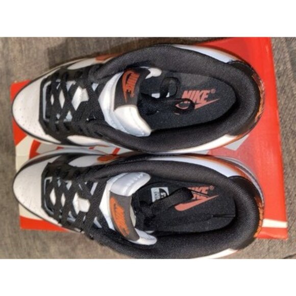 DS Nike Dunk Low Retro Shoes White Dragon Red Black DV0833-108 Men's Size 8.5 - Picture 5 of 7